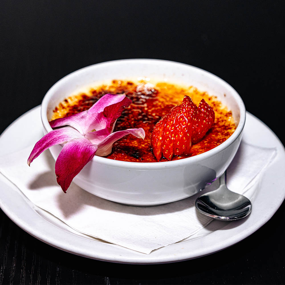 Rose Water Infused Creme Brulee 01
