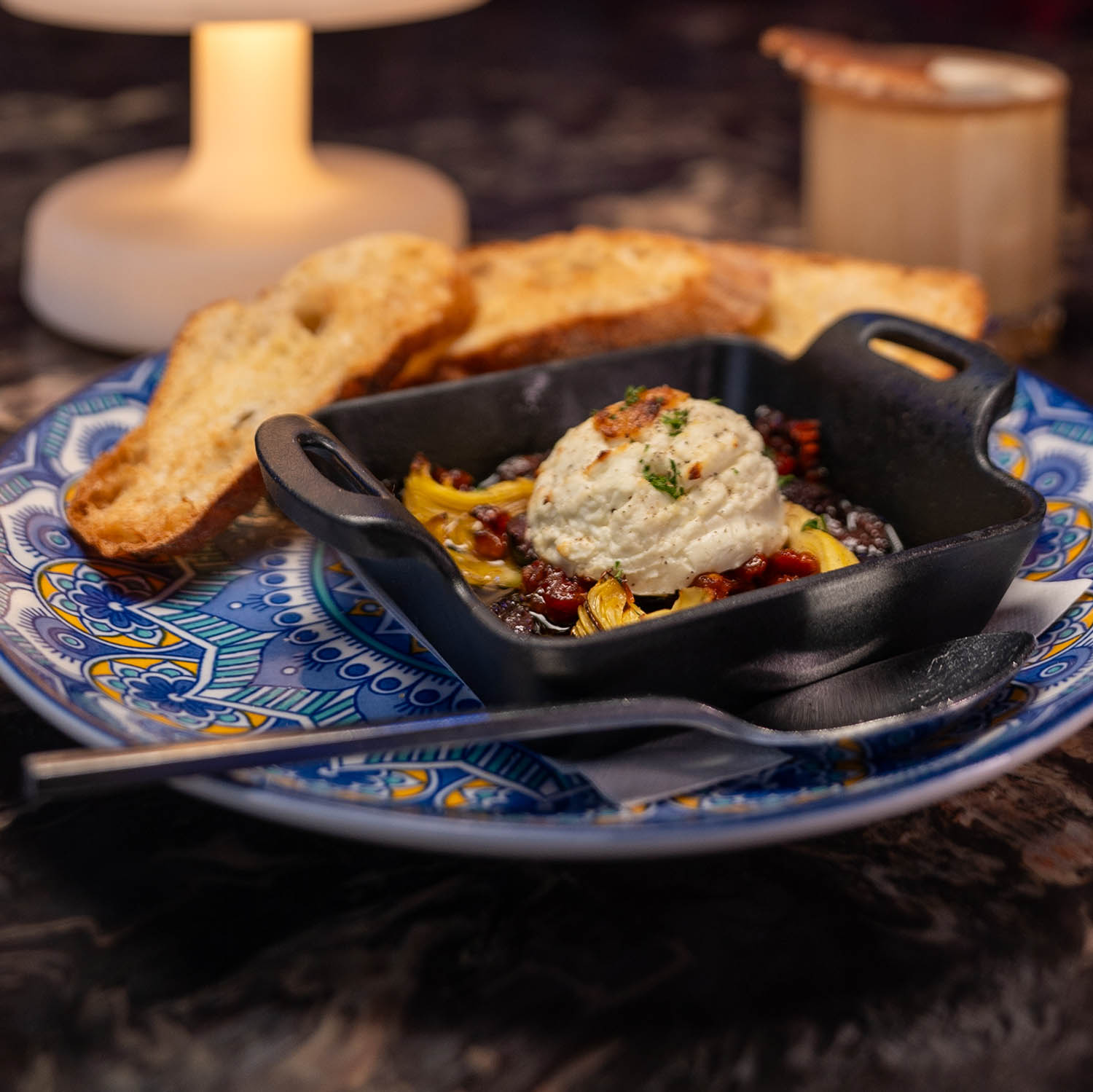piaf warm goat cheese